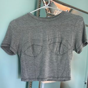 Shein gray top